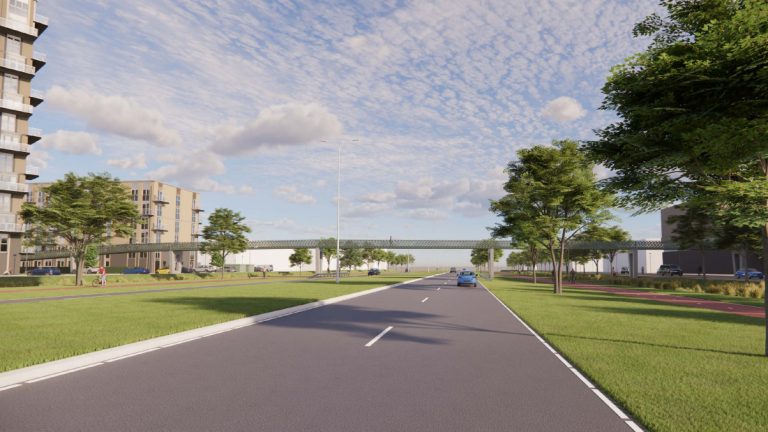 Plan voor voetgangersbrug over Prinses Beatrixlaan voor Sion en Parkrijk