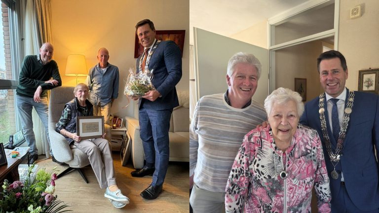 Gemeente viert uitzonderlijke mijlpaal met twee 101-jarige inwoners