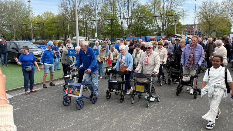 Rollatorrace bij RKDEO opnieuw succes in Nootdorp