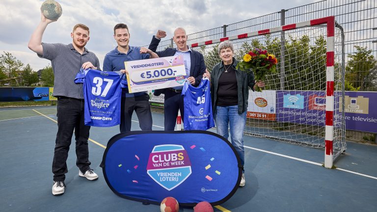 Oliveo Handbal ontvangt 5.000 euro van VriendenLoterij