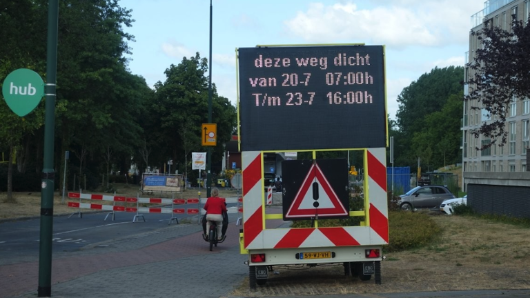 Belangrijke verkeershinder door werkzaamheden aan twee rotondes in Voorburg
