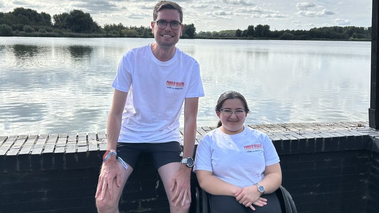Lowie en Syenne vormen bijzonder duo tijdens Run4All