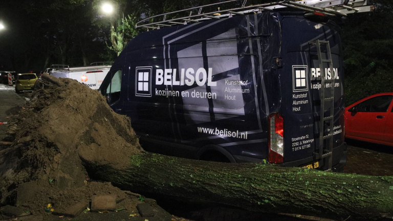 Harde wind en veel regen verwacht in de regio: eerste stormschade in Rijswijk