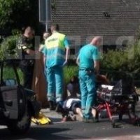 Aanrijding tussen brommer en personenauto