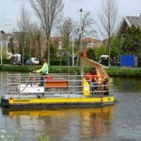 Pontje over Vliet is niet meer nodig om snel over te steken