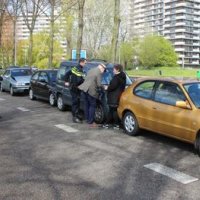 Forse klap tussen vier auto’s in Rijswijk