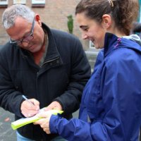 Laatste handtekeningen voor behoud ’t Prisma aan Gen.Vetterstraat