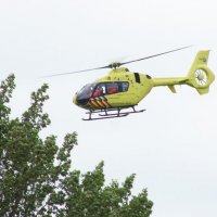Traumahelicopter bij TNO