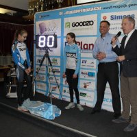 Digitaal rondebord voor jubilerende Spartaan