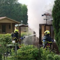 Tuinhuisje uitgebrand bij Ons Ideaal
