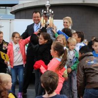 Wisseltrofee Afvalrace is naar de Steenvoordeschool