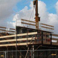 Bouw Thorbeckelaan in volle gang