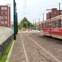 Werk aan eindhalte tramlijn 15 schiet goed op