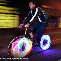 Ledlicht in fietswielen levert veel discussie op