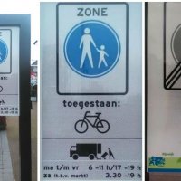 Nieuwe borden in oude centrum