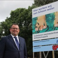 Verbetering zwemwater in Wilhelminapark