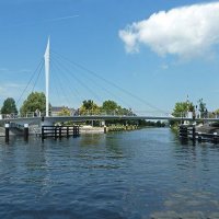 Fietsbrug De Oversteek is buiten gebruik