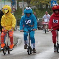 Run op 12 inch-fietsen