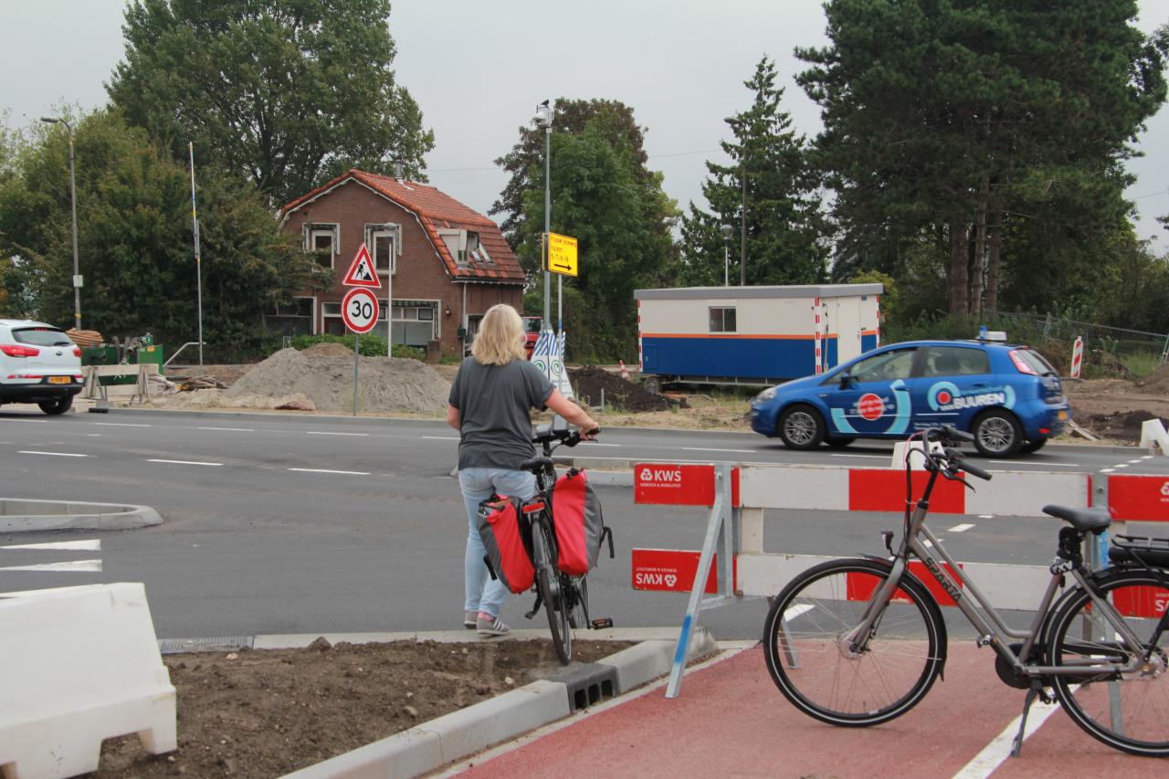 Fietsers in de knel op Pijnackersepoort