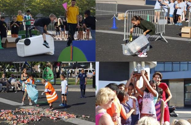 Basisschool De Melodie wint Afvalrace