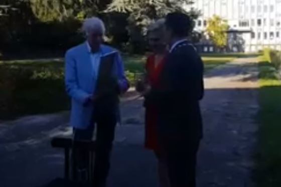 Erespeld voor Nico Struijk