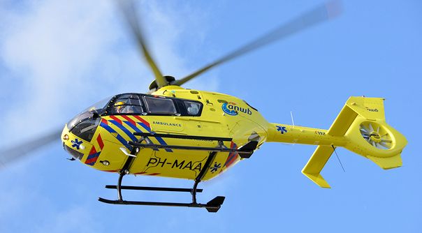 Traumahelikopter landt op Veiligheidsdag