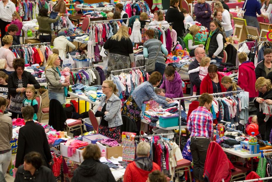 Tweedehands winter kinderkledingbeurs