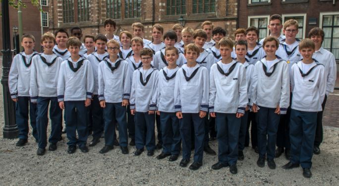 Haags Matrozenkoor in de Rijswijkse Bonifatiuskerk