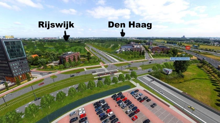 Rotterdamsebaan over Rijswijks grondgebied ?