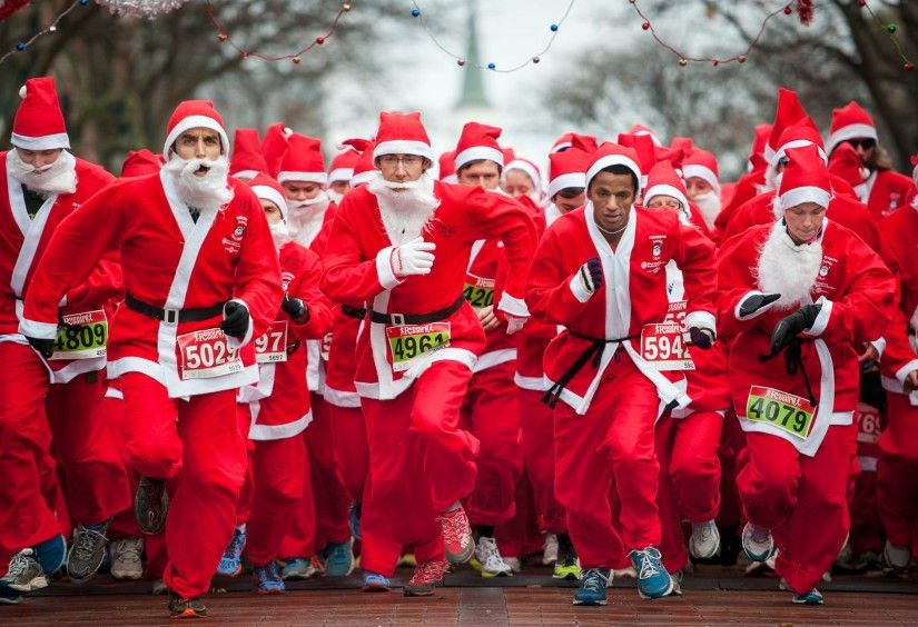 Santa Run: 5 kilometer kan ook