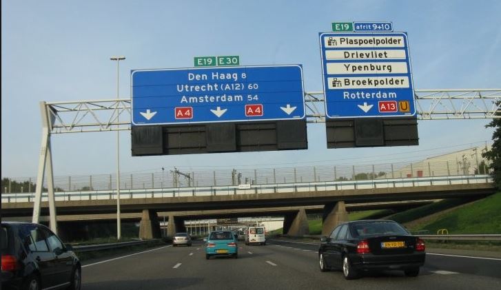 Werkzaamheden aan A4 afrit Rijswijk