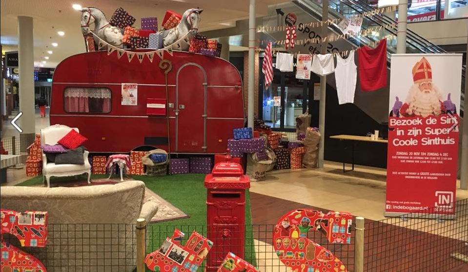 Sint kampeert in De Bogaard