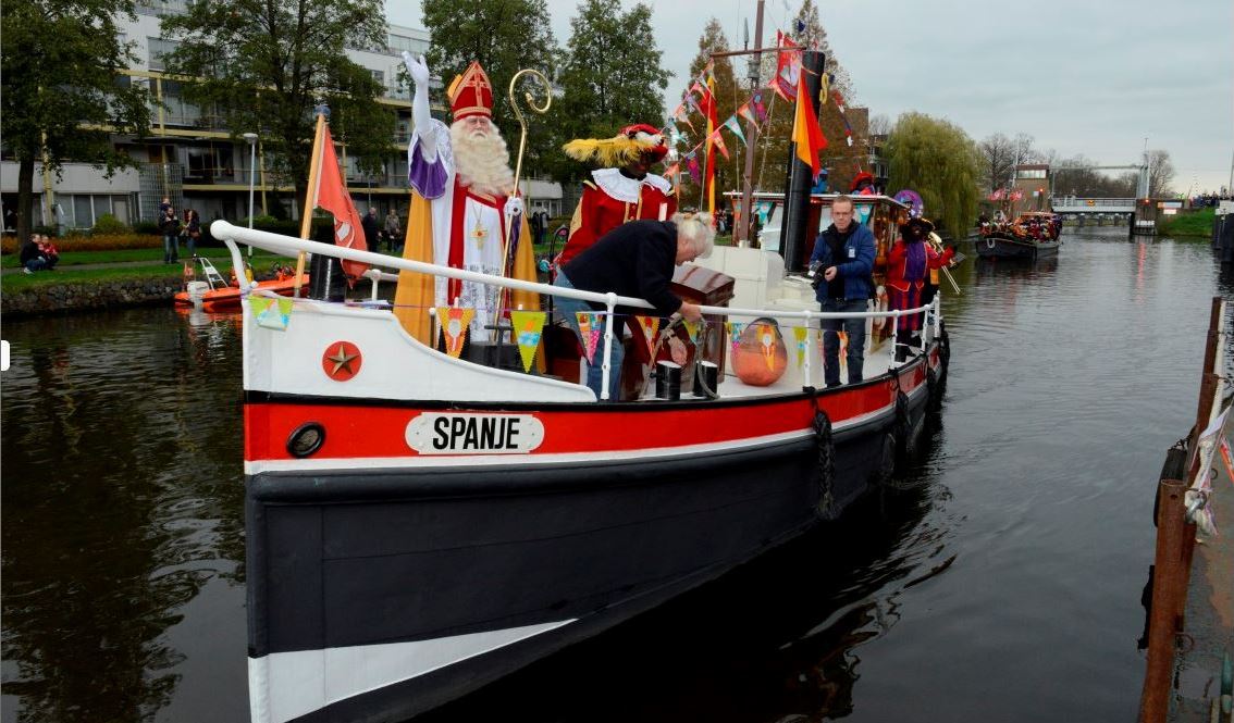 Aankomst Sinterklaas op zaterdag 19 november 