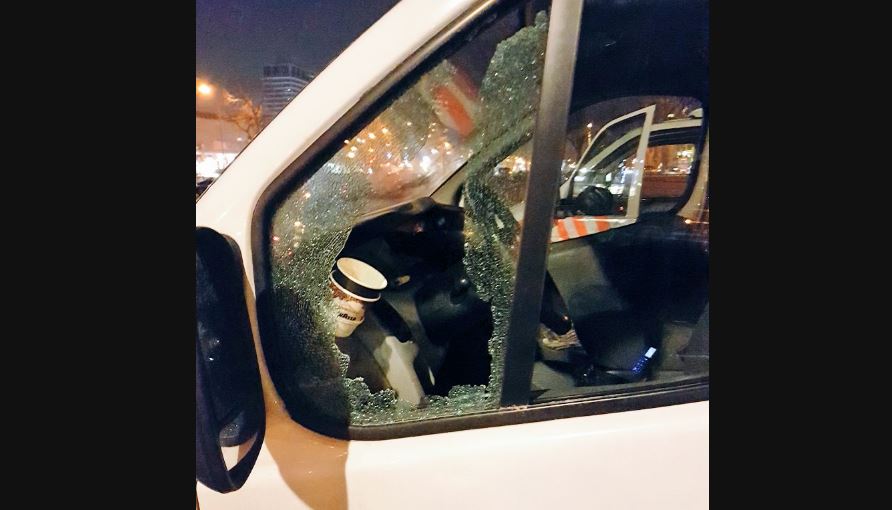 Inbraak in witte bedrijfsbus