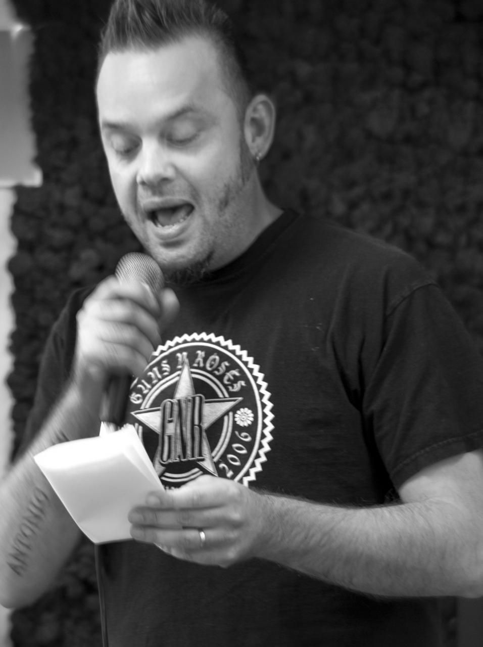 Stadspoëet Mark Boninsegma vertelde mooie verhalen