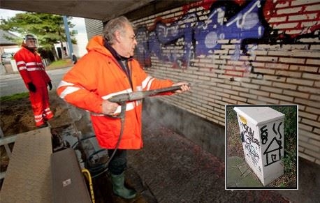 Graffiti verpaupert Rijswijk