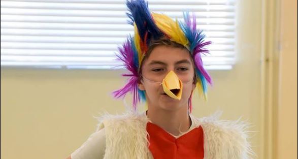 Jesper is een haan..