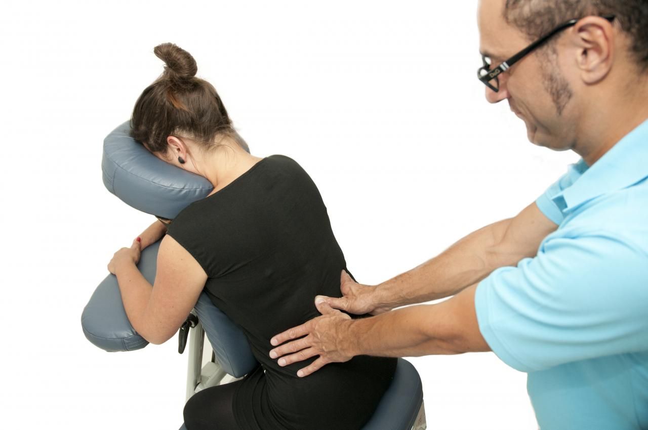 Stoelmassage in Repair Café