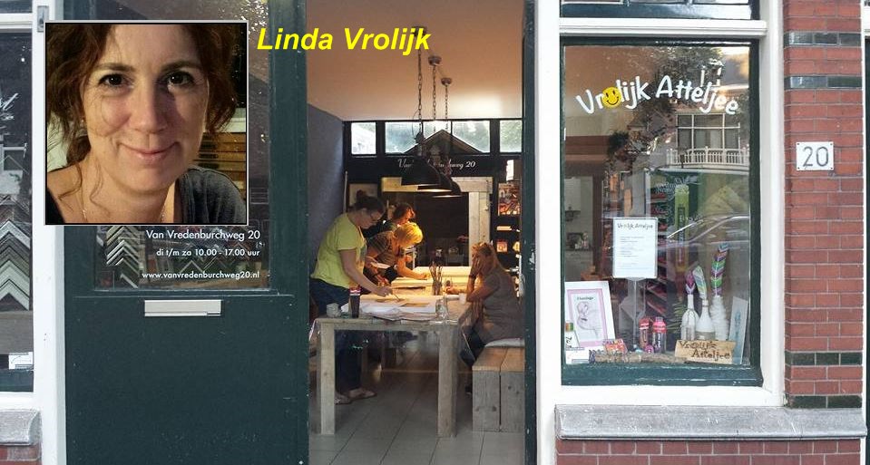 Linda Vrolijk gaat schilderen met senioren