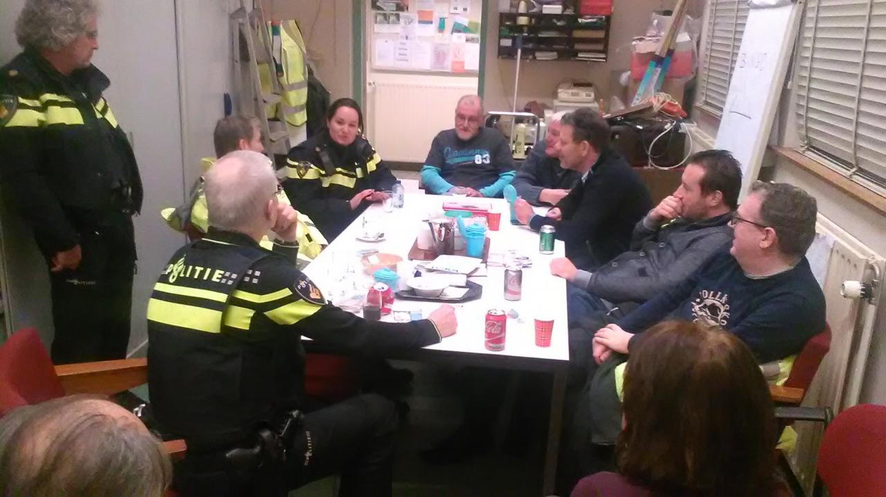 Complimenten voor het buurtpreventieteam