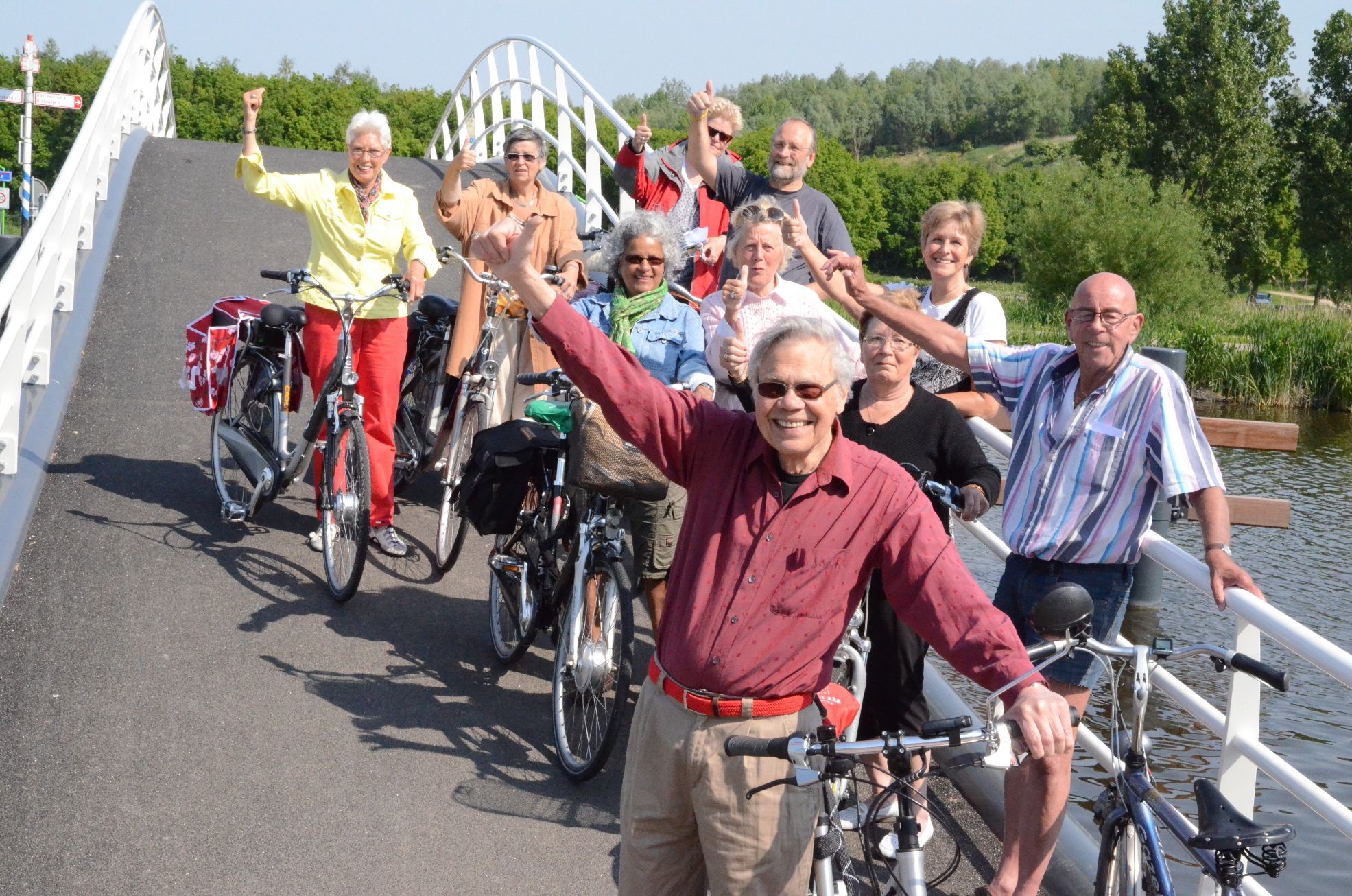 Deelname fietstocht 14 augustus KBO Pijnacker