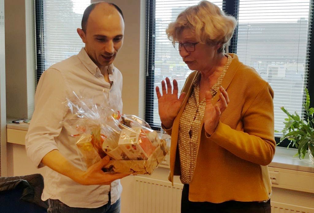 Vanessa Verhoeven en Louise Treffers bestuurslid Jong Perspectief