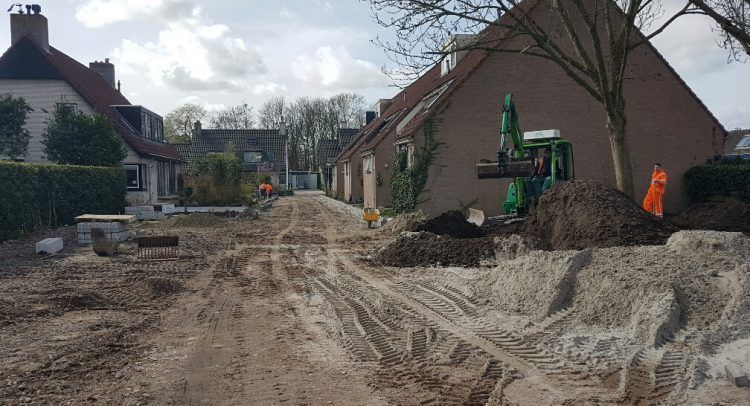 Nederrijn wordt opnieuw bestraat