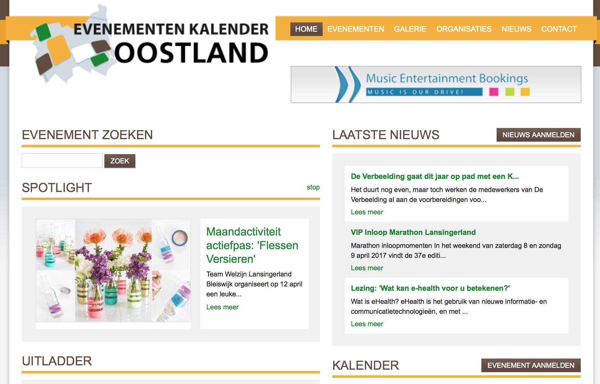 Evenementenkalender Oostland al 400.000 keer bezocht