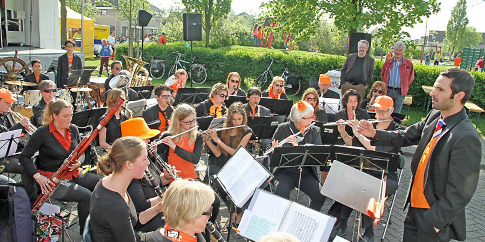 Koningsdag Nootdorp: mooie optredens op het podium