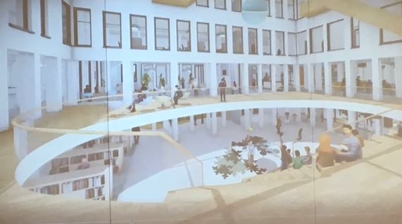 Parkeergarage onder schouwburgvijver