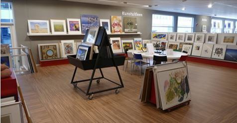 Voor € 6 per maand een echt kunstwerk aan de muur