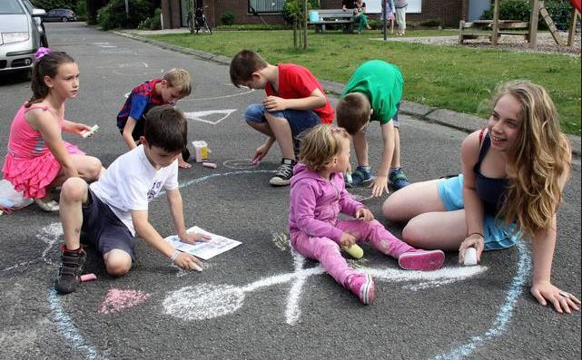 Rijswijkse kinderen mogen niet meer stoepkrijten