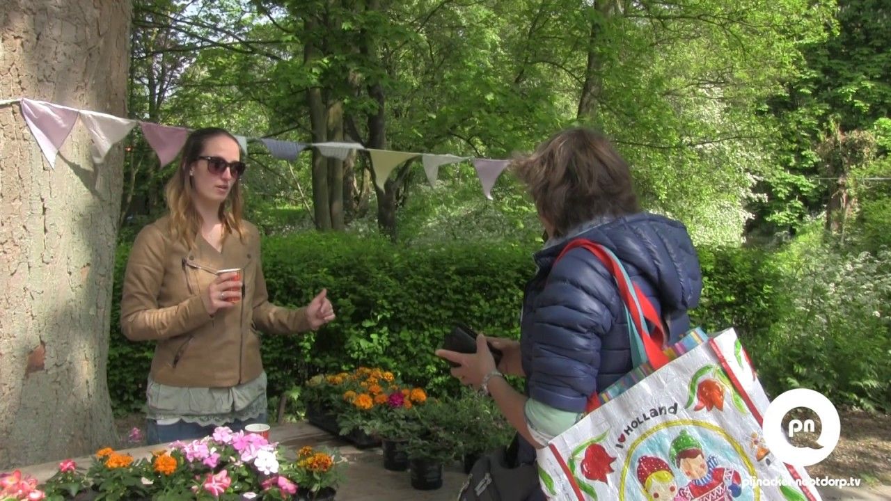 Plantjesmarkt: niet heel druk maar wel gezellig