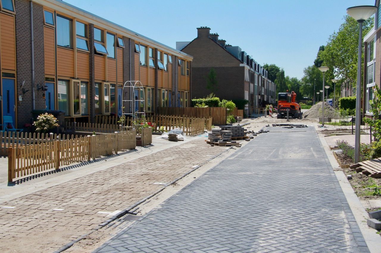 Er wordt weer keihard gewerkt in de Heesterbuurt